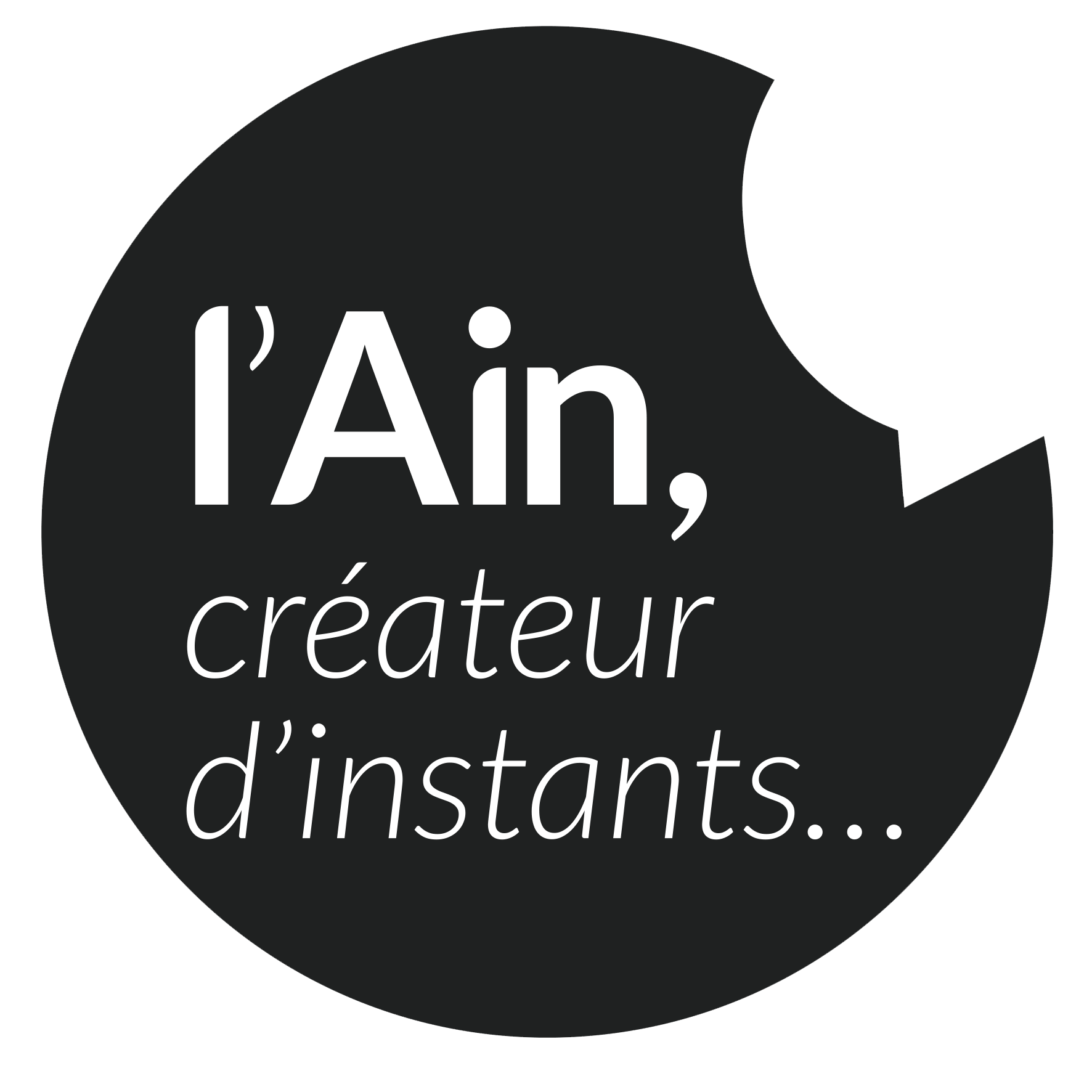 Logo département de l'Ain (version noire)